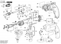 Bosch 0 601 135 542 GBM 10 RE Drill 230 V / GB Spare Parts GBM10RE